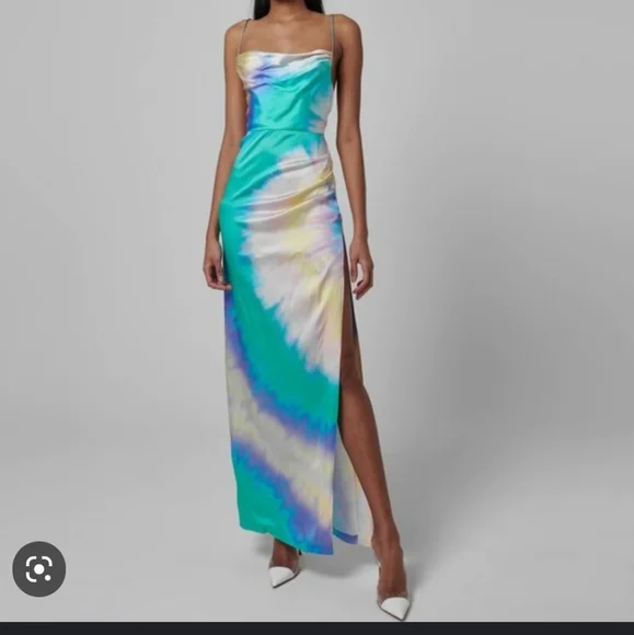 Retrofete Marlene Dress in Multi Tie Dye - Picture 9 of 17